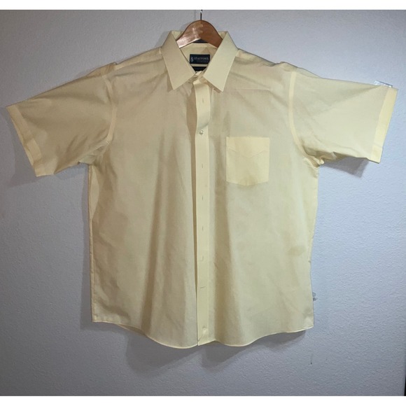 Stafford Essentials Mens Dress Shirt Lot 3 Short Sleeve Classic Fit 18 - Picture 7 of 12